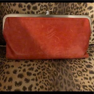 Red Hobo Lauren wallet/Clutch